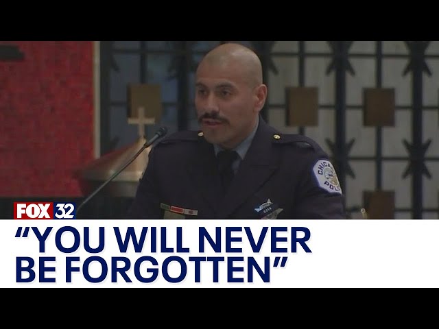 ⁣FULL SPEECH: Brother of fallen Chicago Police Officer Enrique Martinez eulogizes slain sibling