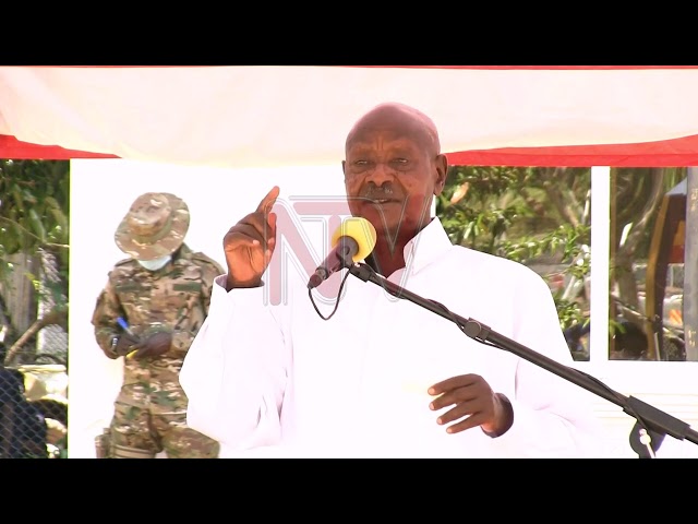 ⁣Museveni promotes wealth creation in Serere