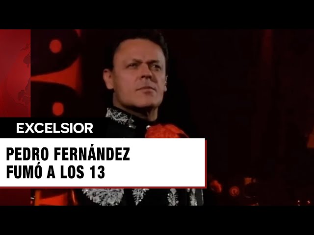 ⁣"Mi abuelo me enseñó": Pedro Fernández aprendió a fumar a los 13 años