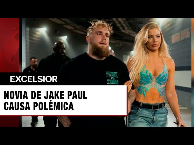 ⁣Novia de Jake Paul causa polémica: "Eres más grande que el Super Bowl"