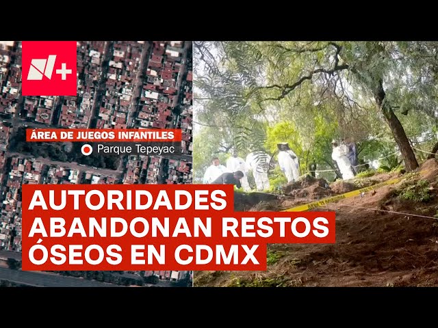 ⁣Denuncian que nadie se hace responsable de restos óseos encontrados en CDMX - N+