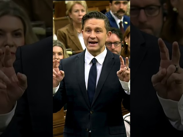 ⁣Poilievre calls out Trudeau for blaming "bad actors" on immigration problems