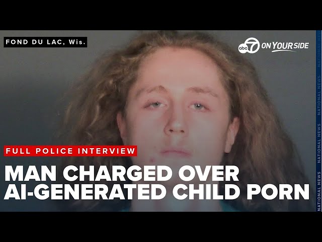 ⁣AI generated child porn case in Wisconsin; full interview with police