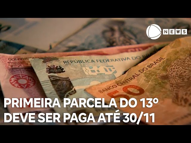 ⁣Primeira parcela do 13º salário deve ser paga até 30 de novembro