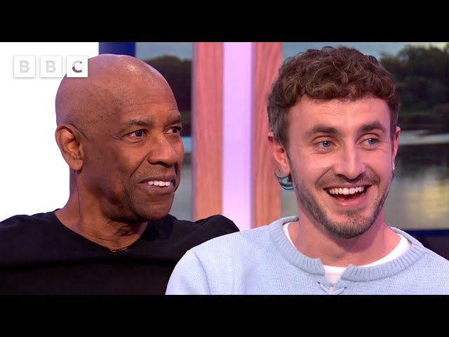 ⁣The stars of Gladiator II on getting starstruck and taking family to events | The One Show - BBC