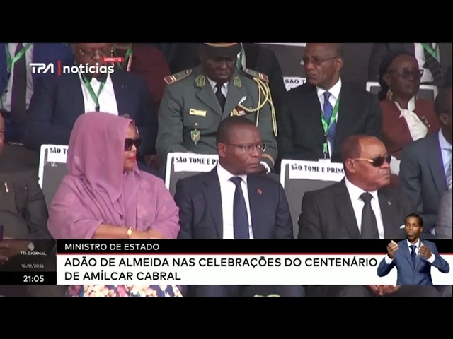 ⁣Ministro de Estado Adão de Almeida nas celebrações do centenário de Amilcar Cabral