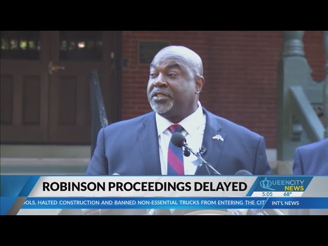 ⁣Mark Robinson’s defamation lawsuit delayed