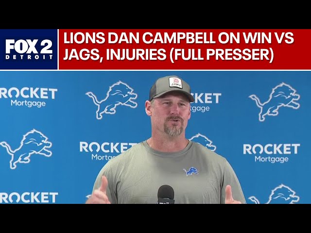 ⁣Coach Dan Campbell press conference (full)