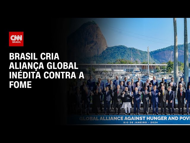 ⁣Brasil cria aliança global inédita contra a fome | CNN PRIME TIME