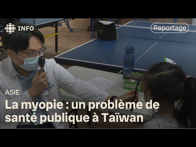 ⁣Épidémie de myopie à Taïwan