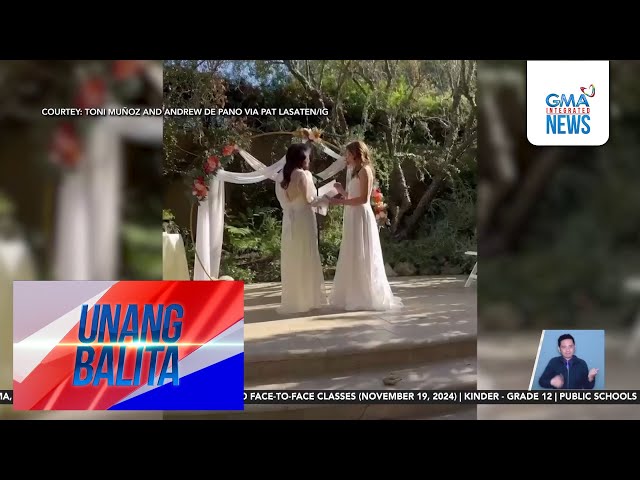 ⁣Ben&Ben members Pat Lasaten at Agnes Reoma, ikinasal na | Unang Balita