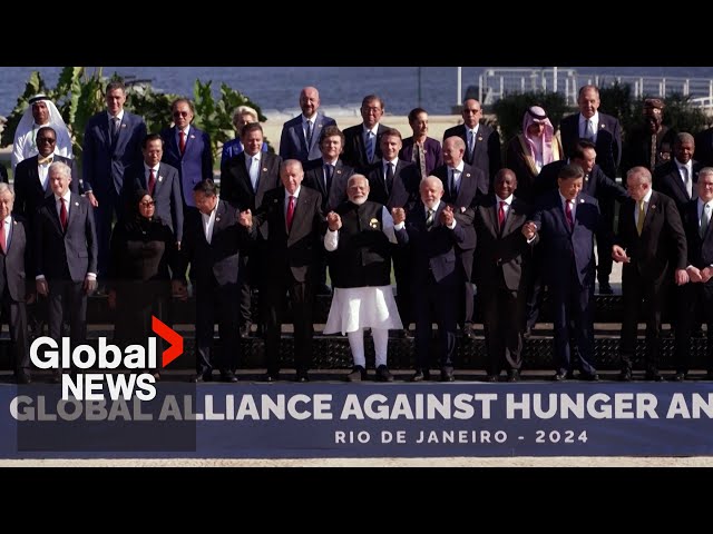 ⁣G20: Biden, Trudeau and Meloni miss “family photo” after trilateral meeting runs late