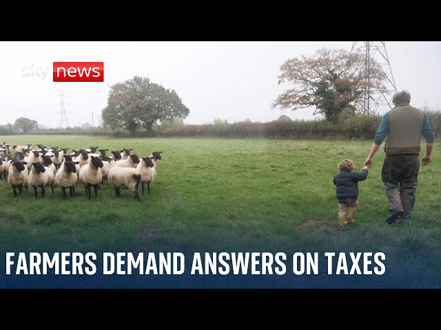 ⁣Row over how many farms will be affected by inheritance tax policy