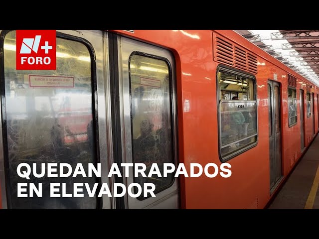 ⁣Atrapados en elevador del Metro Revolución de la línea 2, CDMX - Las Noticias