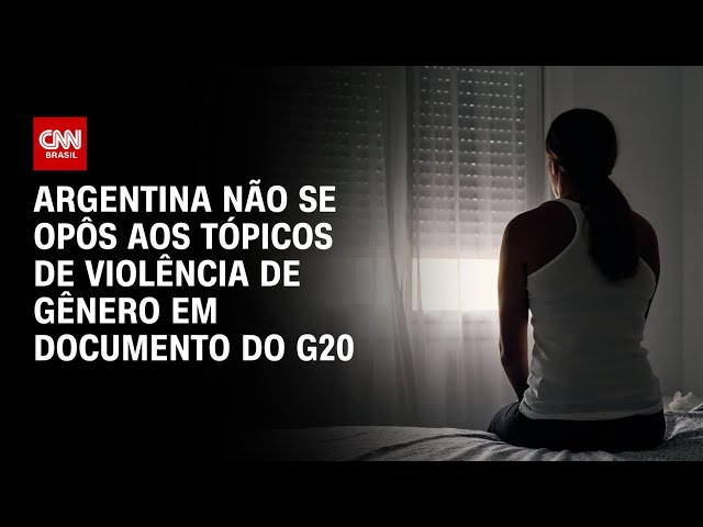 ⁣Argentina não se opôs aos tópicos de violência de gênero em documento do G20 | CNN PRIME TIME