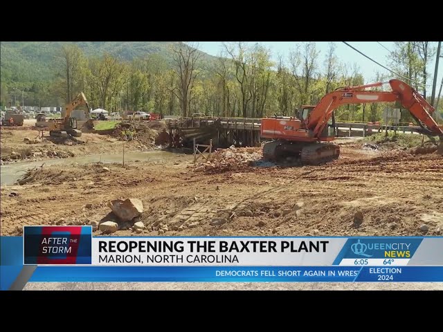 ⁣Major health care plant reopens in western NC for fist time post-Helene