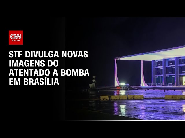 ⁣STF divulga novas imagens do atentado a bomba em Brasília | CNN ARENA