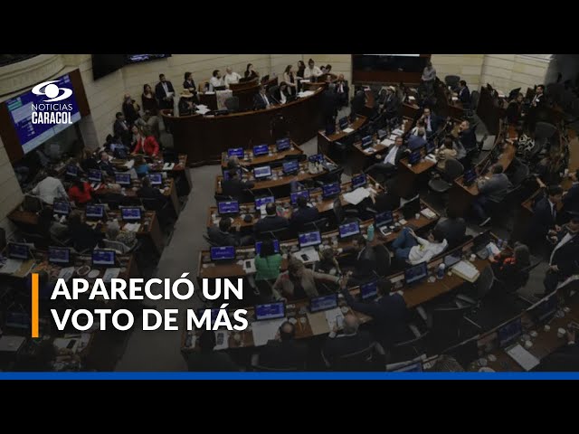 ⁣Polémica en elección para magistrado de la Corte: apareció un voto de más