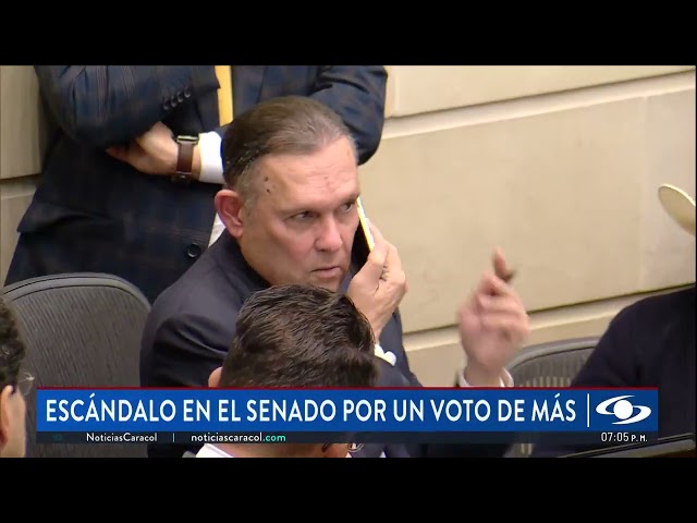 ⁣Escándalo en el Senado por un voto de más en elección para magistrado de la Corte