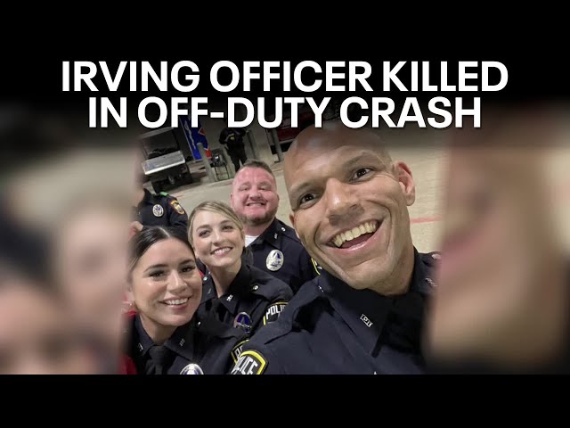 ⁣Irving police officer killed in motorcycle crash was 'poster child' for the department, po