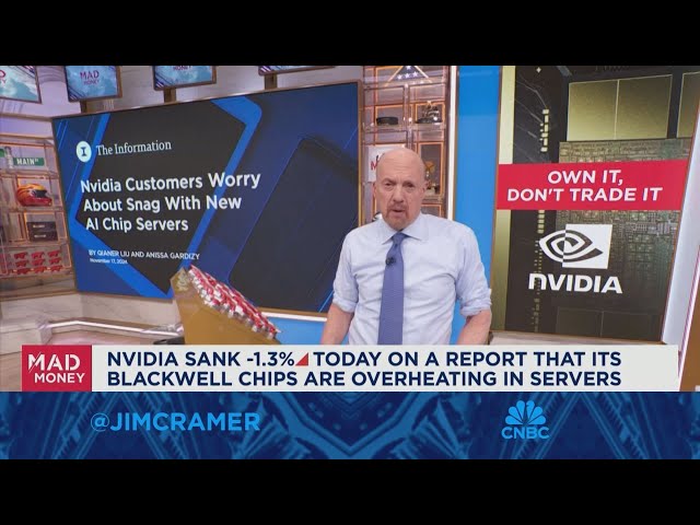 ⁣Jim Cramer on why Nvidia investors shouldn't overreact to the latest Blackwell report