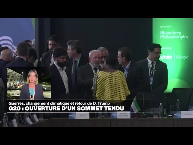 ⁣Ouverture du sommet G20 : Lula veut réformer les institutions • FRANCE 24