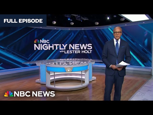 ⁣Nightly News Full Broadcast - Nov. 18