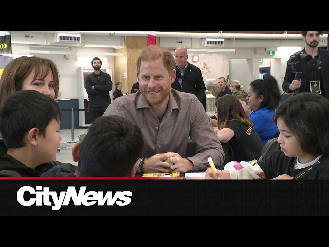 ⁣Prince Harry encourages students to embrace Invictus Games