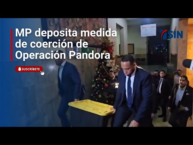 ⁣MP deposita solicitud de medida de coerción de la Operación Pandora