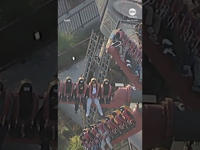 ⁣Knott's Berry Farm visitors stuck on ride for hours