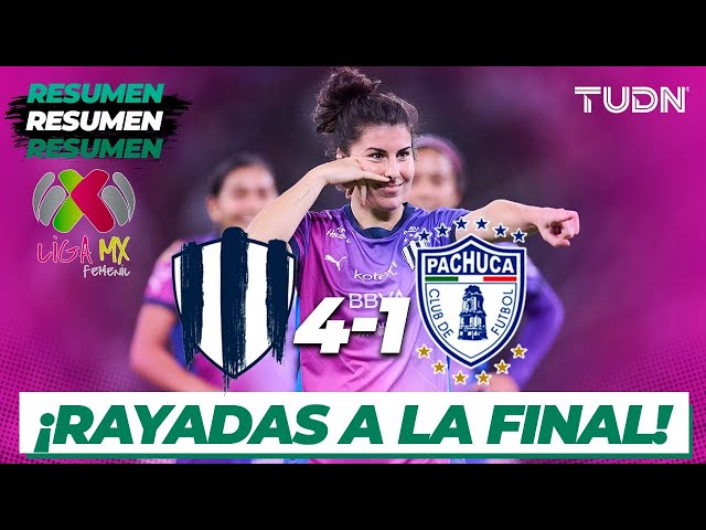 ⁣Resumen y goles | Monterrey 4-1 Pachuca | Liga Mx Femenil AP2024-Semis | TUDN