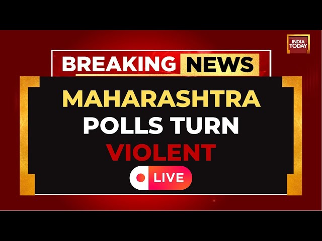 ⁣LIVE: Maharashtra Poll Violence – Ex-Minister Anil Deshmukh, VBA Neta Attacked | India Today LIVE