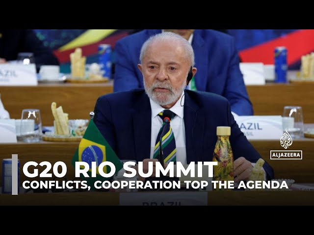 ⁣G20 Summit in Brazil: Global conflicts, cooperation top the agenda in Rio