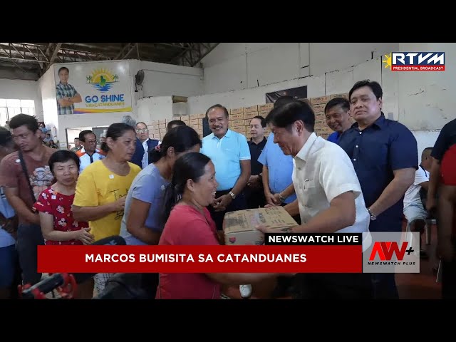 ⁣Marcos bumisita sa Catanduanes | NewsWatch Live