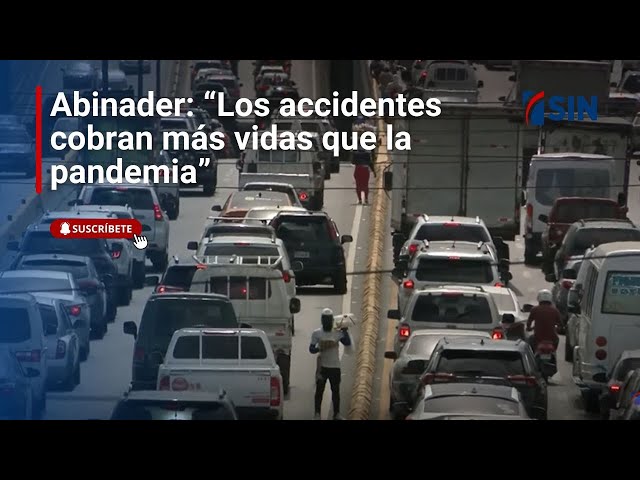 ⁣Abinader: “Históricamente, los  accidentes cobran más vidas que la pandemia”