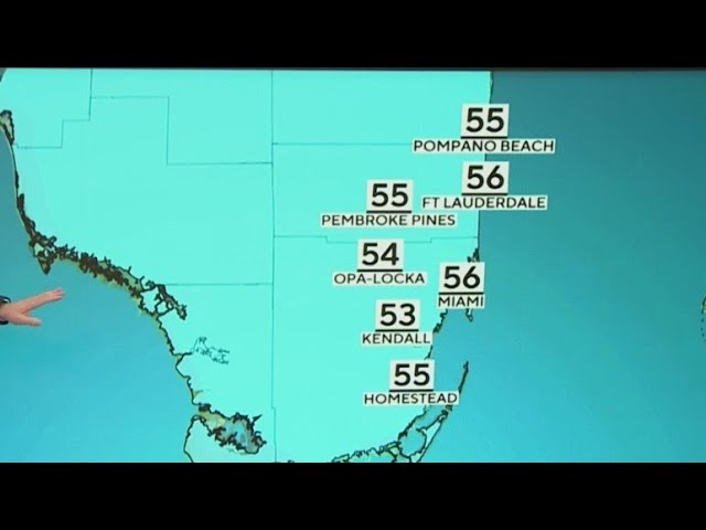 ⁣South Florida weather for Monday 11/18/24 11PM