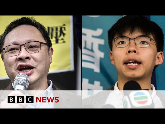 ⁣Top Hong Kong pro-democracy leaders sentenced to jail | BBC News