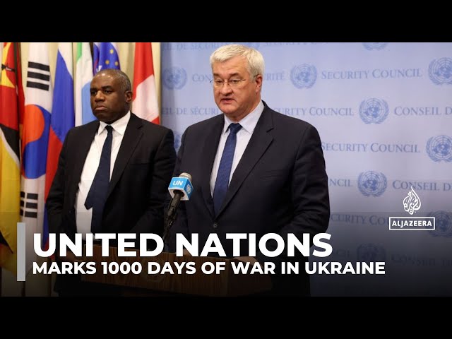 ⁣UN marks 1000 days of war in Ukraine, calls for continued support amid ongoing aggression