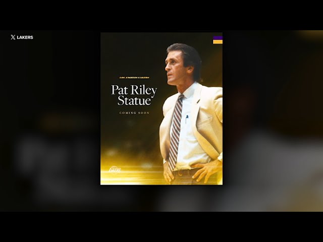 ⁣Lakers to honor former coach Pat Riley with a statue on Star Plaza outside Crypto.com Arena