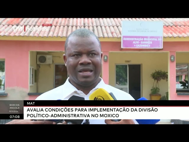 ⁣Divisão político-administrativa - Cazombo é a futura capital da província do Moxico Leste