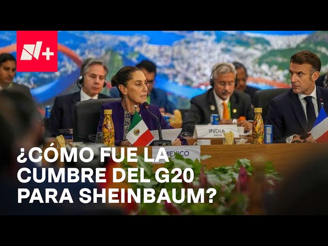 ⁣Sheinbaum en la Cumbre de Líderes del G20 en Brasil - En Punto