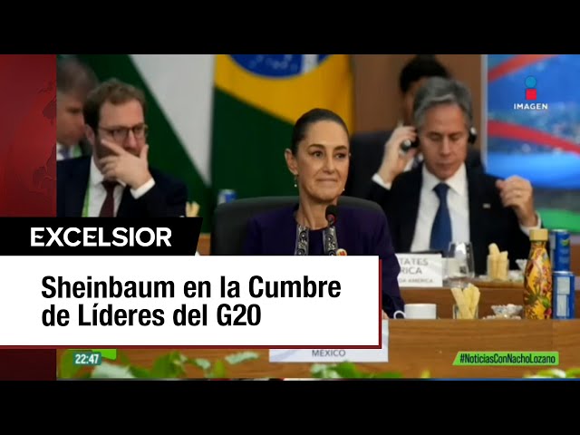 ⁣Así fue la participación de Sheinbaum en la cumbre del G20