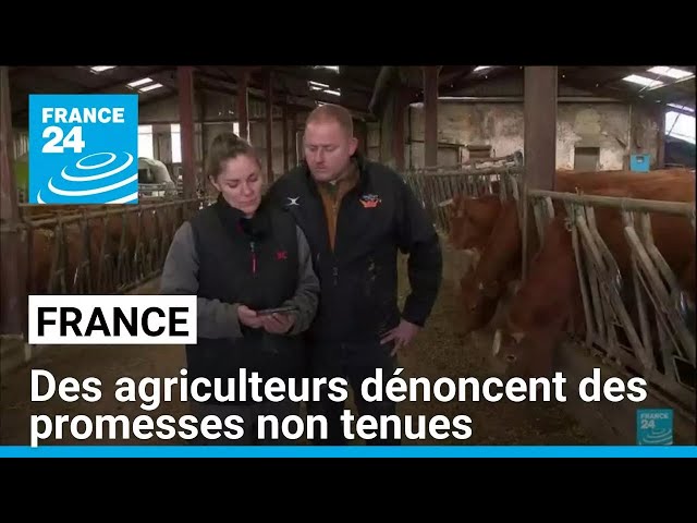 ⁣France : de nombreux agriculteurs dénoncent des promesses non tenues • FRANCE 24