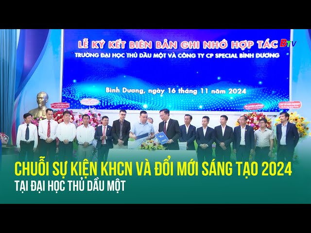 ⁣Chuỗi sự kiện KHCN và đổi mới sáng tạo 2024 tại Đại học Thủ Dầu Một