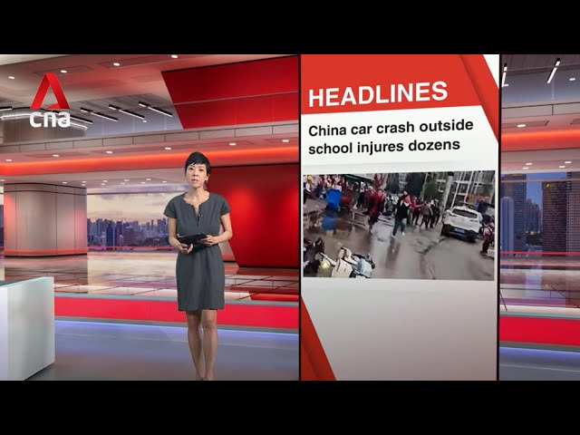 ⁣East Asia Tonight: Car rams into children, adults outside school in China’s Hunan