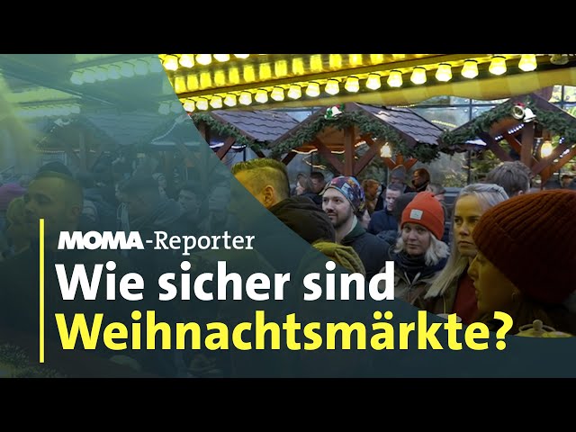 ⁣MOMA Reporter: Wie sicher sind unsere Weihnachtsmärkte? | ARD Morgenmagazin