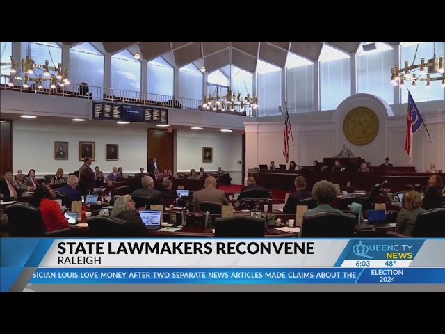 ⁣NC lawmakers reconvene ahead of holidays