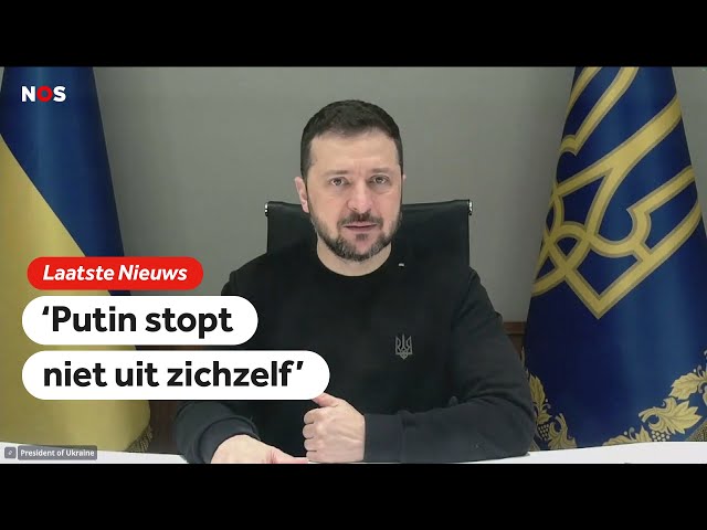 ⁣1000 dagen geleden dat Rusland Oekraïne binnenviel, dus wil Zelensky druk opvoeren