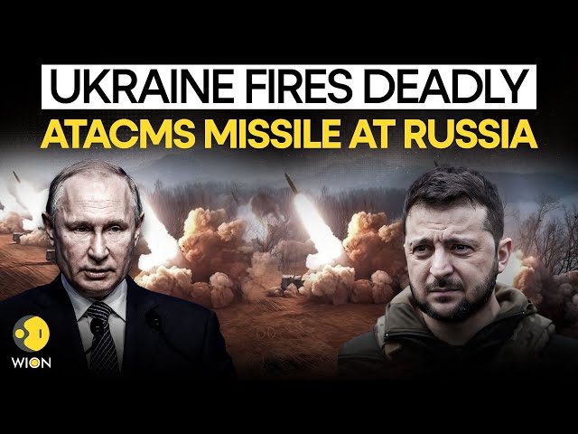 ⁣Russia-Ukraine War: Ukraine Launches First Strike On Russia With US-Backed ATACMS Missiles|WION LIVE