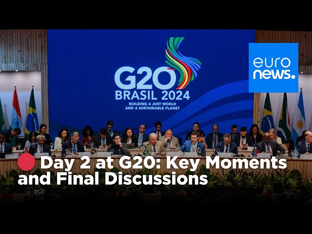 ⁣ LIVE | G20 Rio Day 2 – Leaders Arrive, Energy Talks, Development Goals and Final Ceremony